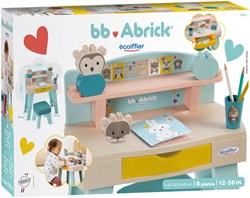Ecoiffier Schreibtisch Spielzeug Mein erstes Büro mit Hocker - 8-teilig