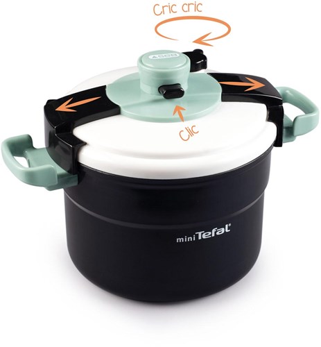 Smoby Tefal Schnellkochtopf Spielküche schwarz – realistisches Kinderspielzeug-3