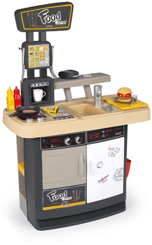 Smoby Food Corner Spielküche Restaurant mit 29 Zubehörteilen-2