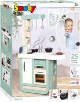 Smoby Spielküche Cherry mintgrün mit Zubehör und Soundeffekten-2