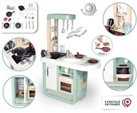 Smoby Spielküche Cherry mintgrün mit Zubehör und Soundeffekten-3