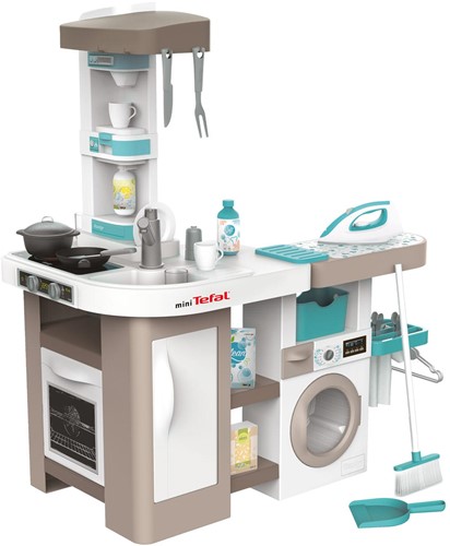Smoby Tefal Spielküche mit Haushaltsstation - 36-teiliges Zubehör - Rollenspiel-2