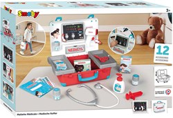 Smoby Arzt Spielzeugkoffer mit 12 Zubehörteilen - Medizinischer Spielkoffer