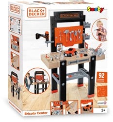 Smoby Black & Decker Bricolo Speelgoedwerkbank, 92dlg.
