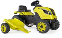 Smoby Trettraktor Farmer XL mit Anhänger - Grün - Spielzeug Traktor-2