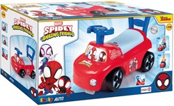 Smoby Marvel Spidey & Amazing Friends Rutschauto blau mit Spielzeugfach
