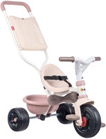 Smoby Dreirad Be Fun Comfort rosa - verstellbarer Sitz und Vollgummireifen-3