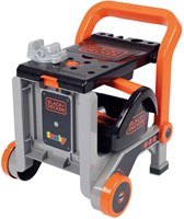 Smoby Black & Decker Bricolo Trolley Werkbank met Gereedschap. 19dlg.-2