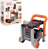 Smoby Black & Decker Bricolo Trolley Werkbank met Gereedschap. 19dlg.-3