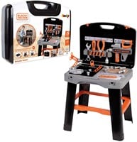 Smoby Black & Decker Bricolo Smart Werkbank Inklapbaar in Koffer, 33dlg.-3