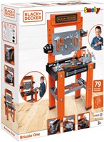 Smoby Black & Decker Bricolo Werkbank met Gereedschap, 75dlg.