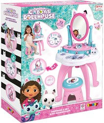 Smoby Gabby's Poppenhuis 2in1 Kaptafel met Kruk, 12dlg.