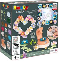 Smoby Blumen Dekorationsset kreatives Spielzeug 200-teilig für Kinder