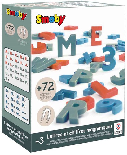 Smoby magnetisches Lernspielzeug Buchstaben Zahlen 72 Stück