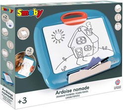 Smoby Reise-Zeichenbrett - Malspaß für unterwegs mit Stift und Ausmalbildern