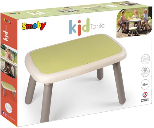 Smoby Kindertisch grün - nachhaltiger Spieltisch für drinnen und draußen