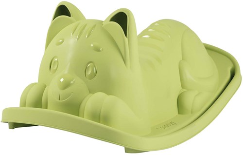 Smoby Schaukel Katze grün - ergonomischer Wipptier für Kleinkinder-2