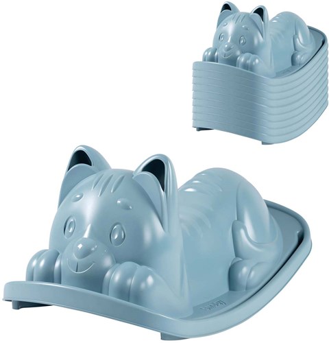 Smoby Schaukel Katze blau - ergonomisches Kleinkindspielzeug für draußen-3