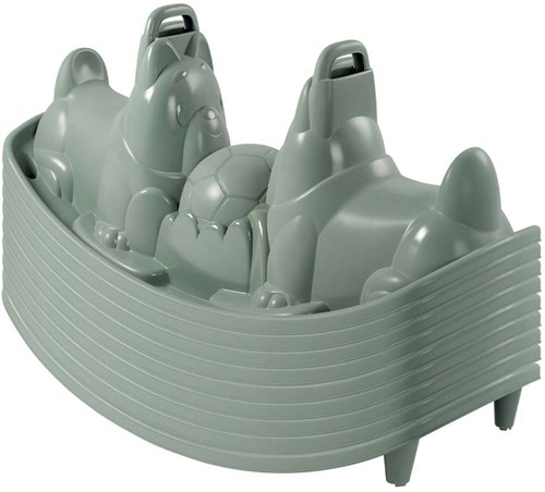 Smoby Schaukel Hund grün - ergonomische Wippe für Kinder