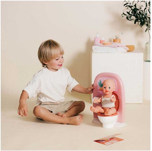 Smoby Puppenbad Baby Nurse - Spielzeug Badezimmer Hygiene Möbel-2