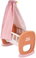 Smoby Puppenwiege Baby Nurse mit Stoffhimmel - Puppenbett