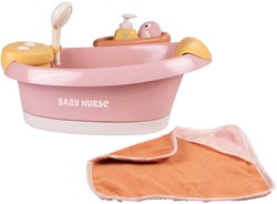 Smoby Puppenbad interaktives Sprudelbad mit Licht und Dusche
