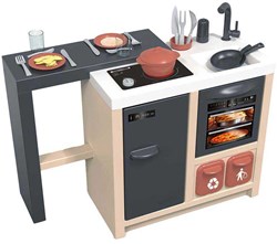 Smoby Spielküche Kücheninsel mit Zubehör - 360° Spielspaß
