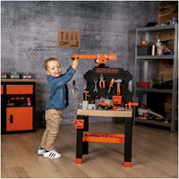 Smoby Black & Decker Builder Werkbank Spielset mit Zubehör-2