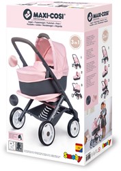 Smoby Puppenwagen Maxi-Cosi 3in1 - multifunktionales Spielzeug für Kinder