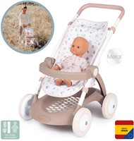 Smoby Puppenwagen Baby Nurse Kinderwagen für Puppen bis 42 cm-3