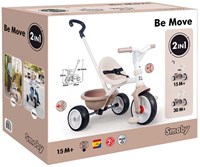 Smoby Dreirad Be Move 2-in-1 beige - Kinderfahrzeug ab 15 Monaten