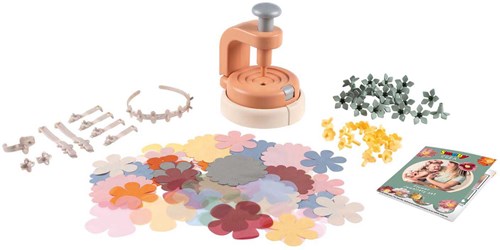 Smoby Blumen Schmuck Bastelset mit Blumenpresse und Zubehör