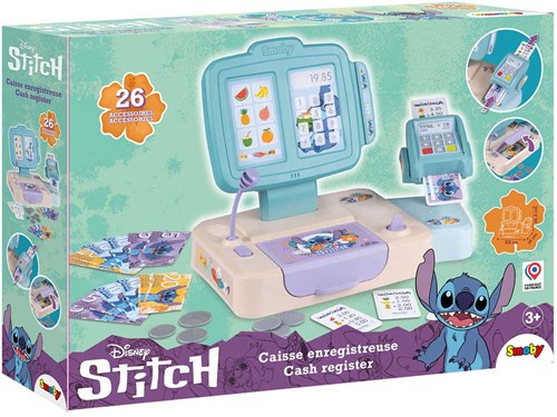 Smoby Stitch Spielzeugkasse mit Zubehör und Spielgeld für Kinder-2