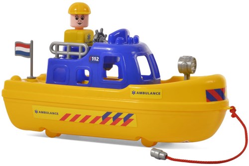 Ambulanzboot Spielzeug Cavallino Rettungsboot Kunststoff für Kinder