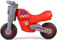 Laufrad Cavallino Feuerwehrmotorrad Kunststoff rot für Kinder-2