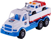 Cavallino Spielzeug LKW mit Jeep - großer Truck 46,6cm - mehrfarbig