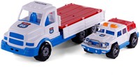 Cavallino Spielzeug LKW mit Jeep - großer Truck 46,6cm - mehrfarbig-3