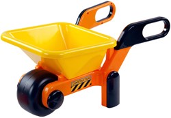 Schubkarre Spielzeug gelb 64cm Kunststoff für Kinder draußen spielen