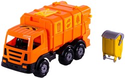 Müllwagen Spielzeug Cavallino XL orange 42cm Kunststoff LKW