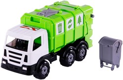 Cavallino XL Müllwagen Spielzeugauto grün 42cm Kunststoff