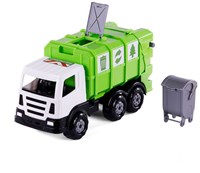 Cavallino XL Müllwagen Spielzeugauto grün 42cm Kunststoff-2