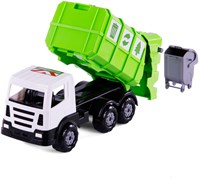 Cavallino XL Müllwagen Spielzeugauto grün 42cm Kunststoff-3
