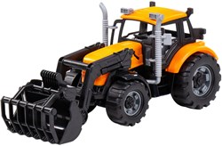 Cavallino Traktor Spielzeug mit Lader gelb Maßstab 1:32 Bauernhof