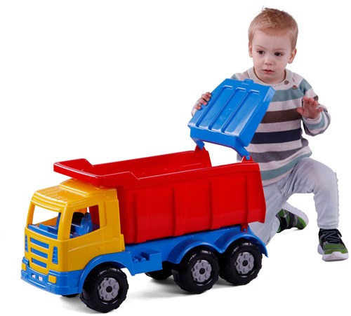 Cavallino Toys Kipplaster Rutschauto - robustes Spielzeugauto für Kinder-3
