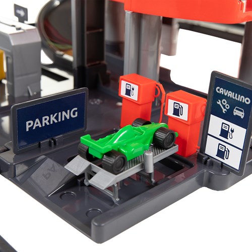 Racing Parkhaus Spielzeug mit 4 Etagen und Autos Spielset-3