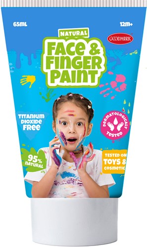 Gesichts- und Fingerfarbe Blau & Rosa 2x65ml Kinderschminke-2