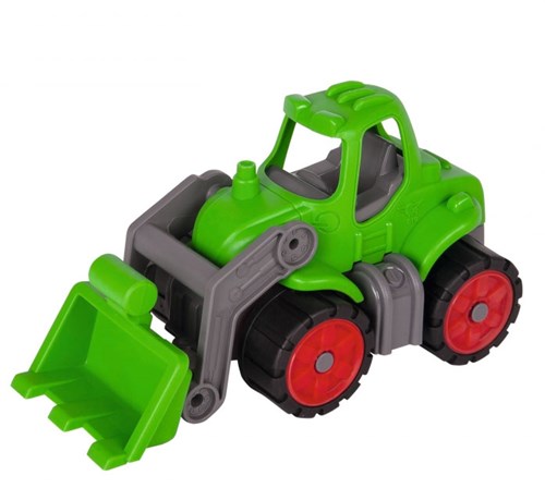 BIG Spielzeug Traktor Power Worker Mini mit Softreifen grün
