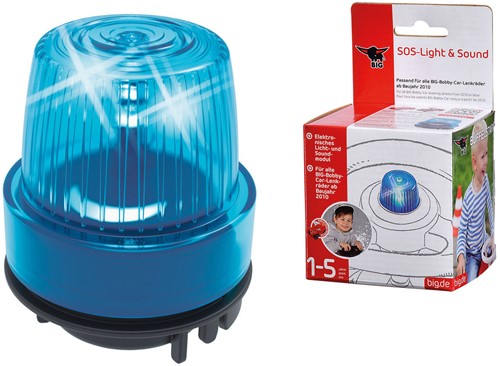 BIG SOS Lenkradlampe mit Sound - Zubehör für Bobby Car Fahrzeuge-2