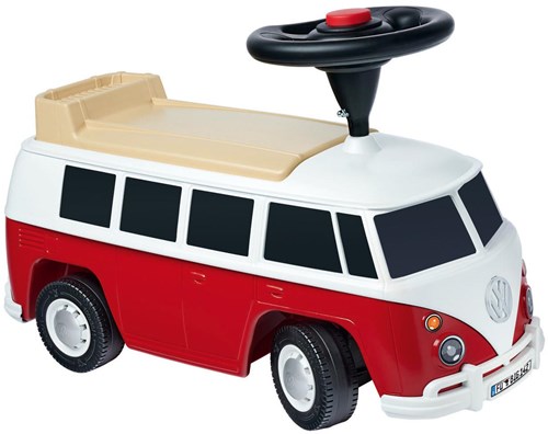BIG Rutschauto Volkswagen T1 Klassiker mit Stauraum rot-2