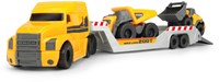 Dickie Volvo Spielzeug-LKW mit Baufahrzeugen - 32 cm - gelb-3
